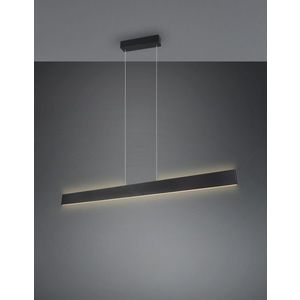 Lustra Galway, TRIO, 150x8.5x150 cm, 35W, 1x SMD, metal, negru mat imagine