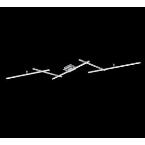 Plafoniera Arvin, TRIO, 245x50x8.5 cm, 22W / 8W, 2x SMD, metal, nichel mat imagine