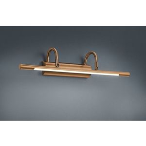 Aplica de perete Cuadro, TRIO, 48x10.5 cm, 8W, 1x SMD, metal, bronz antic imagine