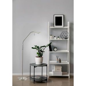 Lampadar Bergamo, TRIO, 27x135 cm, 12W, 1x SMD, metal, nichel mat imagine