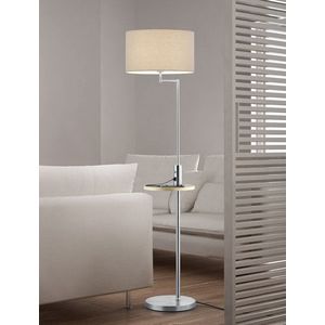 Lampadar Claas, TRIO, 40x160 cm, 60W, 1x E27, metal, nichel mat imagine
