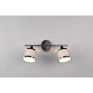 Plafoniera Arosa, TRIO, 52.5x10x19 cm, 28W, 2x E14, metal, argintiu/gri imagine