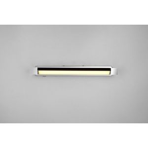 Aplica de perete Fabrizio, TRIO, 50x6 cm, 9W, 1x SMD, aluminiu, argintiu imagine