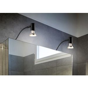 Aplica de perete Giada, TRIO, 5.4x34.3x11.4 cm, 5W, 1x GU10, metal, negru mat imagine