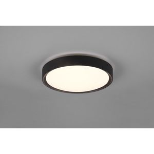 Plafoniera Clarimo, TRIO, 33x9 cm, 18W, 1x SMD, plastic, negru mat imagine