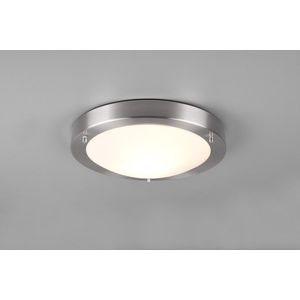 Plafoniera Condus, TRIO, 31.5x8 cm, 60W, 1x E27, metal, nichel mat imagine