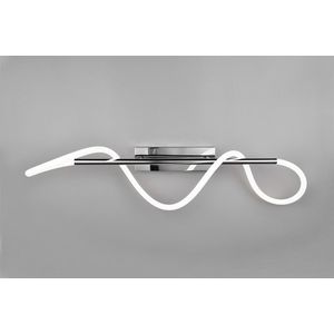 Plafoniera Argos, RL, 105x34x30 cm, 28W, 1x SMD, metal, argintiu imagine