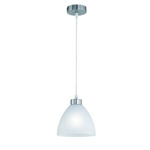 Lustra Dallas, RL, 20x157 cm, 60W, 1x E27, metal, nichel mat/alb imagine