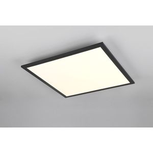 Plafoniera Beta, RL, 44.5x44.5x5 cm, 18W, 1x SMD, metal, negru mat/alb imagine