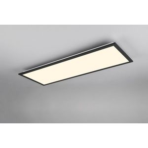 Plafoniera Beta, RL, 80x29.5x5 cm, 31W, 1x SMD, metal, negru mat/alb imagine