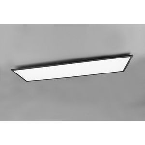 Plafoniera Gamma, RL, 119.5x29.5x5 cm, 33.5W, 1x SMD, metal, negru mat imagine