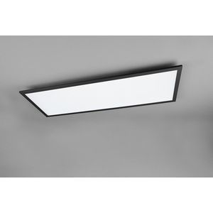 Plafoniera Gamma, RL, 80x29.5x5 cm, 33.5W, 1x SMD, metal, negru mat imagine