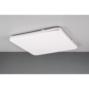 Plafoniera Blanca, RL, 53x53x5 cm, 46W, 1x SMD, plastic, alb/galben imagine