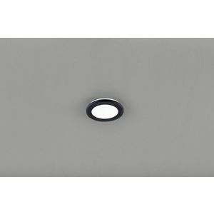 Plafoniera Camillus, RL, 17x3 cm, 9W, 1x SMD, plastic, negru mat imagine