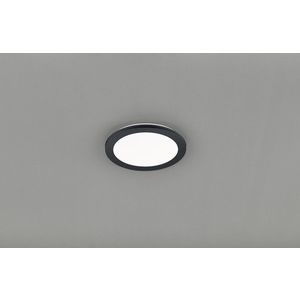 Plafoniera Camillus, RL, 26x3 cm, 13W, 1x SMD, plastic, negru mat imagine