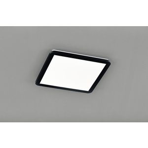 Plafoniera Camillus, RL, 40x40x3 cm, 22W, 1x SMD, plastic, negru mat imagine