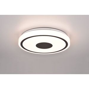 Plafoniera Bunda, RL, 33x5 cm, 16W, 1x SMD, plastic, negru mat imagine