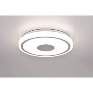 Plafoniera Bunda, RL, 33x5 cm, 16W, 1x SMD, plastic, argintiu imagine