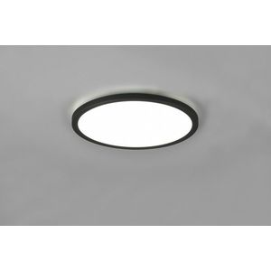 Plafoniera Aureo, RL, 29x2.5 cm, 18W, 1x SMD, plastic, negru mat imagine