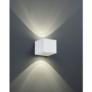 Aplica de perete pentru exterior Cordoba, RL, 10x9 cm, 2W, 2x SMD, plastic, alb mat imagine