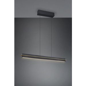 Lustra Emerson, TRIO, 95x9x150 cm, 22W, 1x SMD, metal, negru mat imagine