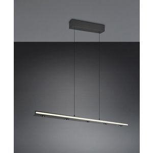 Lustra Graham, TRIO, 109x9x150 cm, 4.5W / 10W, 7x SMD / 1x SMD, metal, negru mat imagine