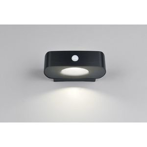 Aplica de perete pentru exterior Bilbao, RL, 21.5x15.5x6 cm, 6W, 1x SMD, plastic, negru imagine