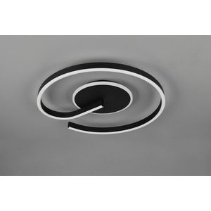 Plafoniera Calle , RL, 50x6.5 cm, 21W, 1x SMD, metal, negru mat imagine