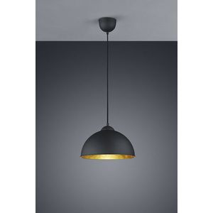 Lustra Jimmy, RL, 31x127 cm, 60W, 1x E27, metal, negru/auriu imagine