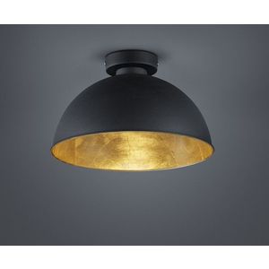 Plafoniera Jimmy, RL, 31x19 cm, 60W, 1x E27, metal, negru/auriu imagine