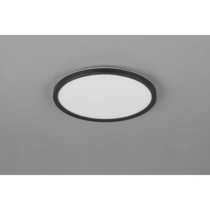 Plafoniera Joko, RL NOW, 29x3 cm, 18W, 1x SMD, plastic, negru imagine