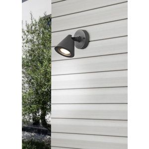 Aplica de perete pentru exterior Kaveri, TRIO, 10x14 cm, 5W, 1x GU10, aluminiu, antracit imagine