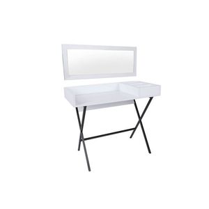 Masa de machiaj, Hanah Home, Kiev, Alb/Negru imagine