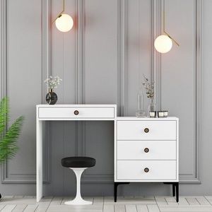 Masa de machiaj, Hanah Home, Lizbon 556, Alb imagine