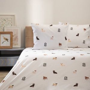 Lenjerie de pat King Size Cane, Homla, 200x220 cm, 3 piese, microfibra din poliester, multicolor imagine