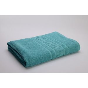 Prosop de baie Greek Border, ET 2000 IMPEX, 70x130 cm, bumbac, turcoaz imagine