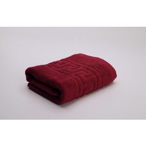 Prosop de maini Greek Border, ET 2000 IMPEX, 50x90 cm, bumbac, visiniu imagine