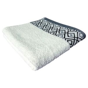 Prosop de maini Diamond, ET 2000 IMPEX, 50x90 cm, bumbac, alb imagine