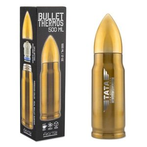 Termos Bullet, Homla, 500 ml, plastic/inox, auriu imagine