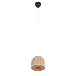 Lustra Smilla, TRIO, 31x150 cm, 10W, 1x E27, metal, negru mat/bej imagine