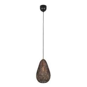 Lustra Ziva, TRIO, 23x150 cm, 10W, 1x E27, metal, bronz antic/negru imagine