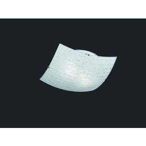 Plafoniera Signa, TRIO, 40x40x9.5 cm, 40W, 2x E27, metal, alb imagine