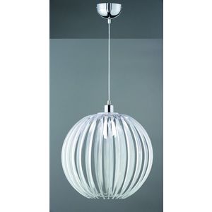 Lustra Zucca, TRIO, 40x150 cm, 60W, 1x E27, acril, argintiu/transparent imagine