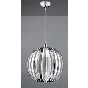 Lustra Zucca, TRIO, 40x150 cm, 60W, 1x E27, acril, argintiu imagine