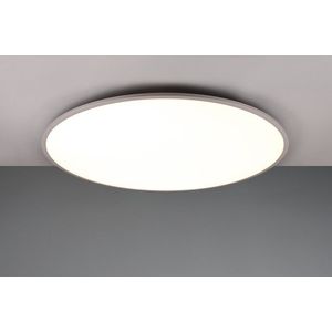 Plafoniera Yuma, TRIO, 100x5 cm, 53W, 1x SMD, metal, titaniu imagine