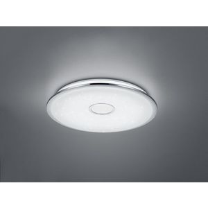 Plafoniera Osaka, TRIO, 65x10 cm, 91.5W, 1x SMD, plastic, argintiu imagine