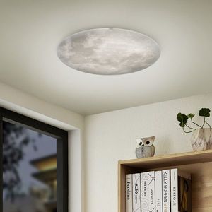 Plafoniera Lunar, TRIO, 40x10 cm, 22W, 1x SMD, acril, alb imagine