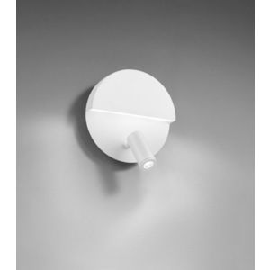 Aplica de perete Mario, TRIO, 10.5x16x16 cm, 6W / 2.3W, 2x SMD, metal, alb mat imagine