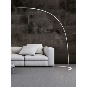 Lampadar Shanghai, TRIO, 65x210 cm, 18W, 1x SMD, metal, alb imagine