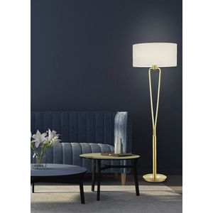 Lampadar Paris II, TRIO, 50x160 cm, 60W, 1x E27, metal, bronz mat imagine